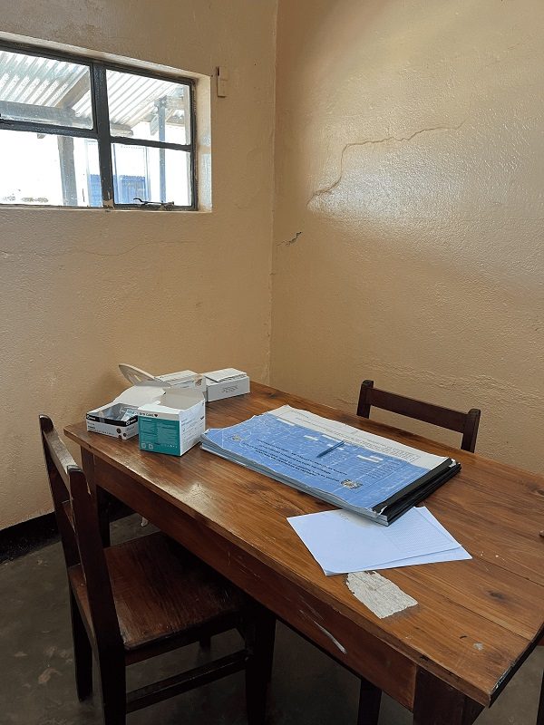 Care and Treatment Clinic room at Wasso Hospital